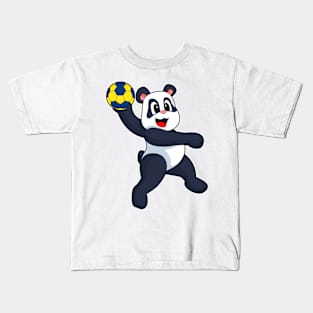 Panda Handball player Handball Kids T-Shirt